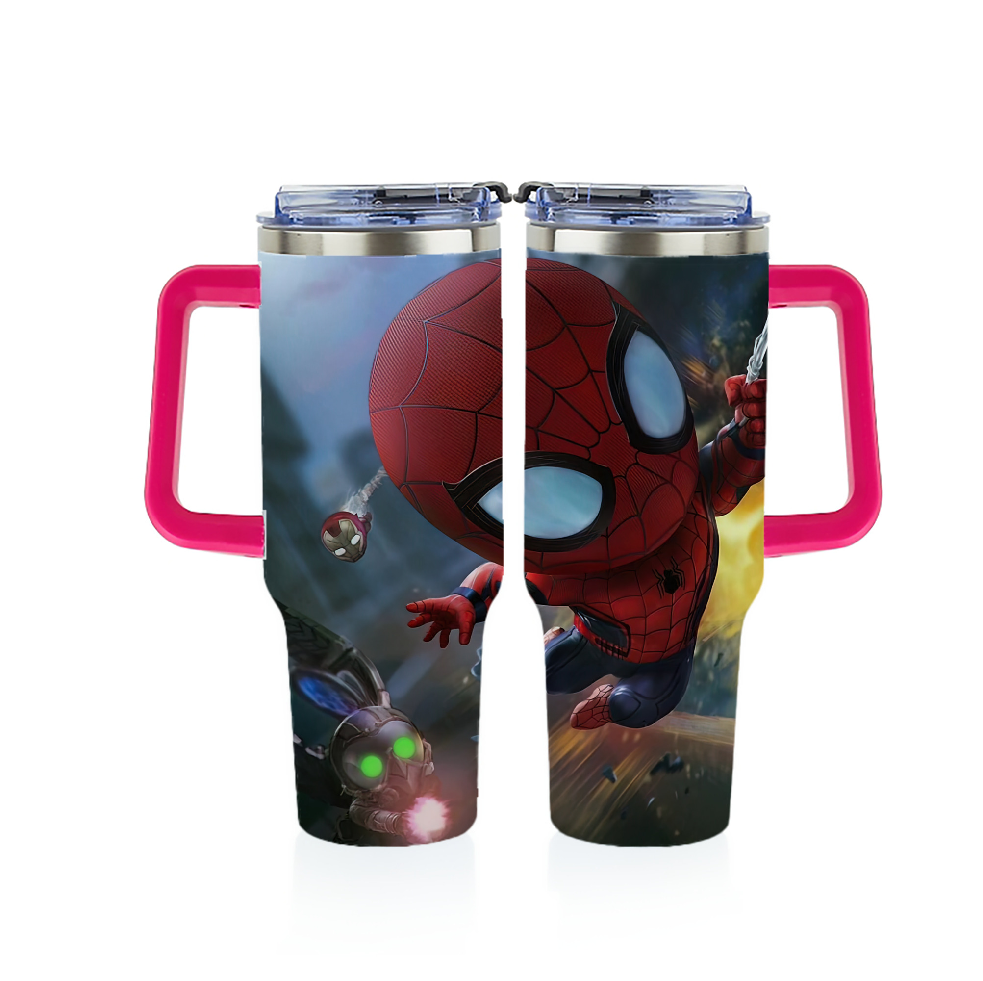 （画像用） Spider Man スパイダーマン 1200ｍLフルプリント車用タンブラー